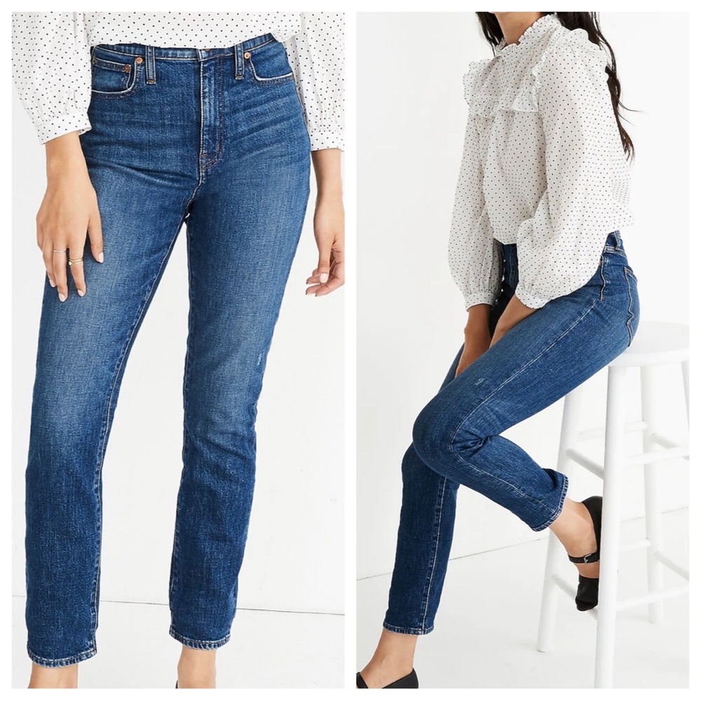 Madewell High Rise Slimboy Jeans 25